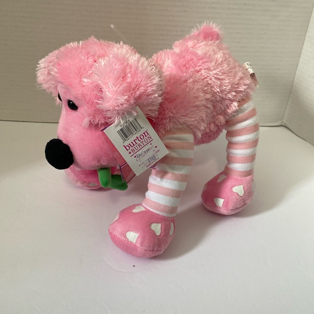 2007 Burton and Burton Pink Valentine Day Dog Plush with Tag